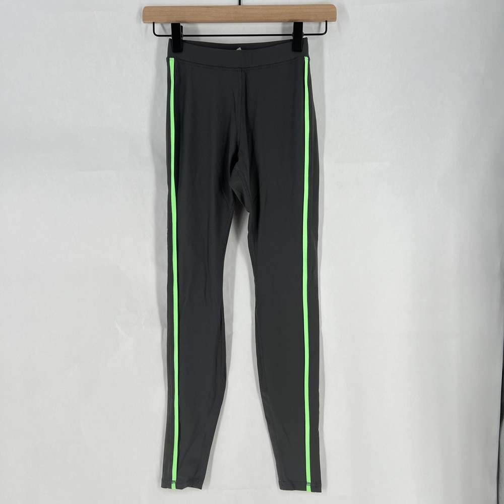 Kittenish‎ Jessie James Decker Leggings Womens XS Gray Side Stripe Knit Running